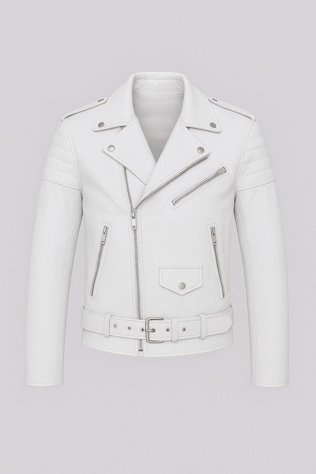 Harley Davidson White Leather Jacket - Etsy