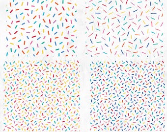 Sprinkle Pattern Svg Png Jpg Dxf | Colorful Confetti Digital Paper for Donut, Cookie & Cake Crafts | Cricut Silhouette Download