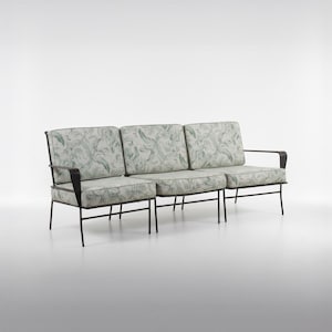 c.1960s Italian 3-Piece Outdoor Patio Sectional