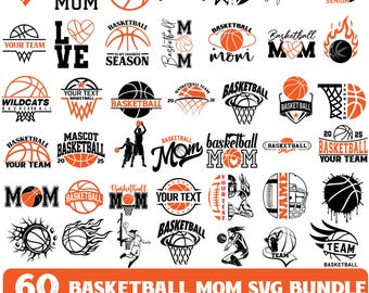 Basketball Mom SVG Bundle: Game Day Clipart (Instant Download)