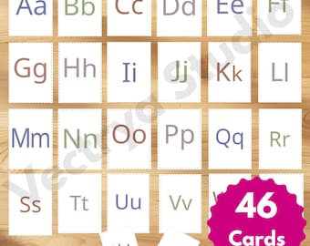 Tarjetas didácticas para aprender el abecedario: Alfabeto y números del 1 al 20 para niños, PDF imprimible