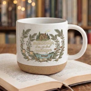 Mentally I'm At The Cottage Coffee Mug, Heated Rivalry Mug, We're Going To The Cottage, Ilya and Shane, Romance Reader Gift, Romance Hockey