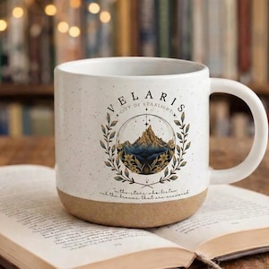 Velaris Pottery Mug, City of Starlight, Book Lover Gift
