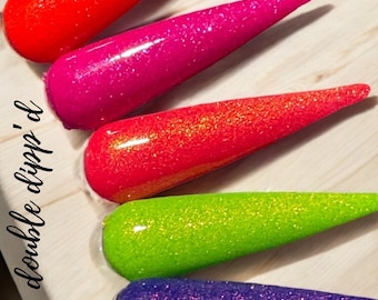 Candy Aurora Shimmer Dip Powder - Neon - The Luminous Bundle
