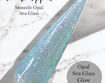 Moonlit Opal Sea Glass - Opal Flake Dip Powder