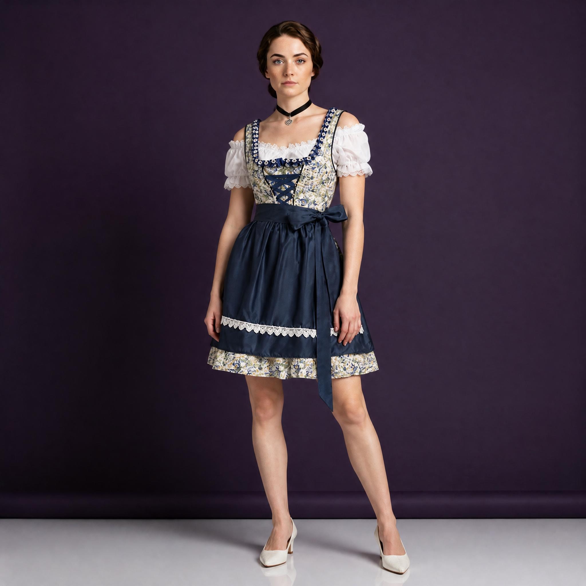 alpine dress with close fitting bodice Montage M4201 Long Formal Detachable Train Evening Dress main image 0