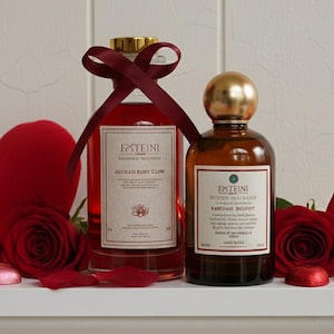 Luxury Reed Diffuser Valentines day Gift Box Set Premium Scent Experience Package Home Fragrance Kit Handmade Elegant Aroma Rosewood Kitchen