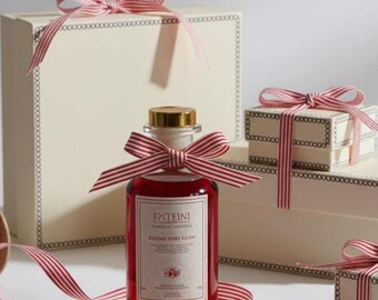 Difusor de varillas navideño Edición navideña Set de regalo de fragancia premium Diseño elegante en botella de vidrio Ambientador navideño de lujo para anfitrionas