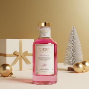 Diffusore di fragranze in bastoncini di giunco rosa, set di oli essenziali, profumatore naturale per la camera da letto, regalo per la casa floreale mediterranea, aroma di lusso