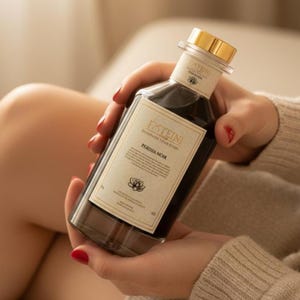 Bourbon Reed Diffuser Flaskset Hemdoft Oljeburk Doftpinne Kustarom Vetiver Doft Maskulin Badrumsparfym Giftfri