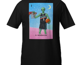 El Wembalien tröja – Victor Wembanyama Alien Lotería baskettröja – San Antonio Spurs fanskläder