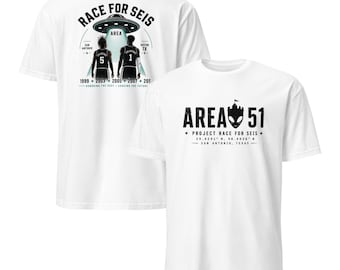 Camiseta Race for Seis Spurs, Camiseta Wembanyama, Camiseta de baloncesto de San Antonio, Camiseta de campeonato de los Spurs, Camiseta Alien NBA, Regalo para el fan de los Spurs