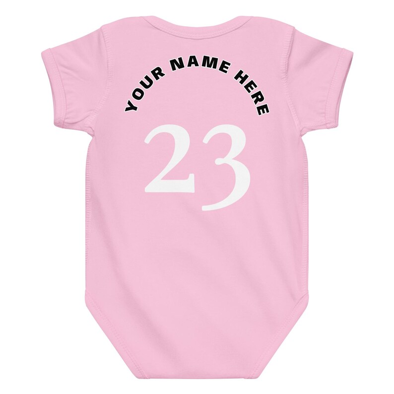 Custom Philadelphia Baby Onesie, Personalized Baby Outfit, LeBABY Baby Bodysuit, Custom Name Baby Jersey, Basketball Baby Gift