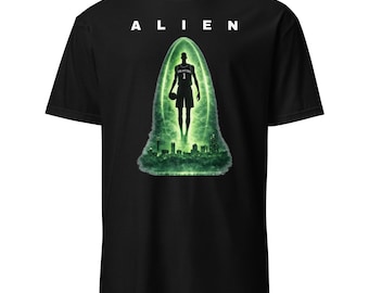 Alien Wemby Shirt – San Antonio Alien Basketball Tee – Green Glow Sci-Fi Sports Graphic – Spurs Fan Gift – Streetwear Style