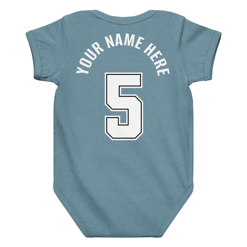 Custom San Antonio Baby Onesie, Personalized Spurs Baby Outfit, Fiesta Baby Bodysuit, Custom Name Number Baby Jersey, Basketball Baby Gift
