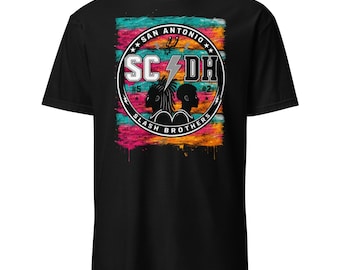Camiseta de los San Antonio Slash Brothers, Camiseta de los Fiesta Spurs, Camiseta de los SC DH Lightning, Camiseta para aficionados al baloncesto, Camiseta de los playoffs, Camiseta de baloncesto de San Antonio