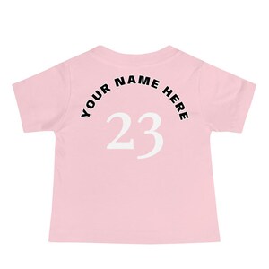 Custom Baby Shirt, Personalized Philadelphia Basketball Baby Tee, LeBABY Shirt, Philly Basketball Baby Gift