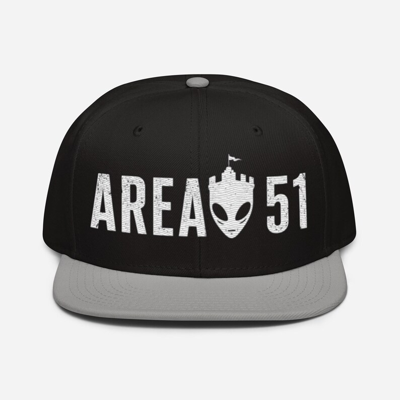 Spurs Snapback Hat Area 51, San Antonio Hat, NBA Cap, Alien Hat, Basketball Snapback, Spurs Streetwear Hat