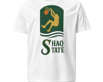 Camiseta de volcada de Shaq State / Camiseta deportiva de baloncesto de Sacramento / Camiseta DryBlend® inspirada en Shaq para fanáticos de los deportes