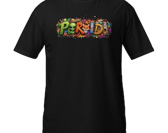 Por Vida Spurs Graffiti Shirt | San Antonio Basketball Fiesta Art | Spurs Alien Fox Castle Design