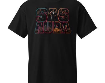 San Antonio Basketball Aura Shirt, Fiesta Outline Skyline Tee, Alien Hoops Fan Graphic