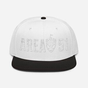 Spurs Snapback Hat Area 51, San Antonio Hat, NBA Cap, Alien Hat, Basketball Snapback, Spurs Streetwear Hat