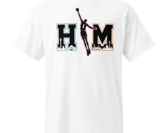 HIM San Antonio Basketball Shirt, Spurs Inspired Game Day Tee, Black Fiesta Hoops Shirt, San Antonio Skyline Basketball Fan Tee