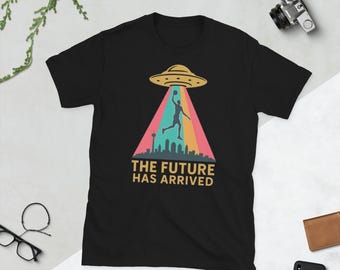 Fiesta Skyline UFO T-Shirt: San Antonio Basketball Fan Tee