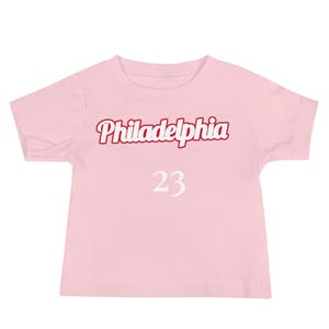 Custom Baby Shirt, Personalized Philadelphia Basketball Baby Tee, LeBABY Shirt, Philly Basketball Baby Gift