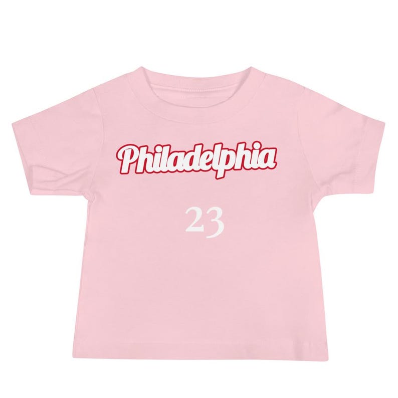 Custom Baby Shirt, Personalized Philadelphia Basketball Baby Tee, LeBABY Shirt, Philly Basketball Baby Gift