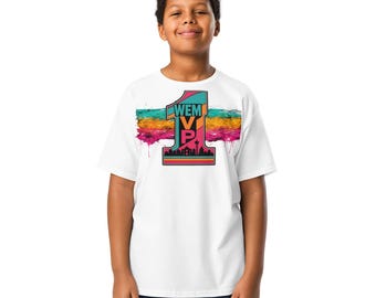 Youth WEMVP Shirt, San Antonio Fiesta Colors, Basketball Fan Tee