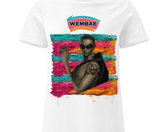 Camiseta Wembae - Estilo Alienígena Genial para Mujer, Camiseta con Estampado Alienígena para Mujer, Camiseta con Colores Fiesta