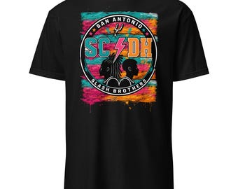 Camiseta Fiesta de San Antonio, Camiseta de los Hermanos Slash, Camiseta SC DH Lightning, Camiseta colorida estilo Spurs, Camiseta de baloncesto Fiesta