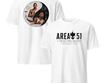 Camiseta Area 51 Spurs, Camiseta Wembanyama, Camiseta Race for Seis, Camiseta de baloncesto de San Antonio, Camiseta Alien Spurs, Castillo Wemby Yin Yang
