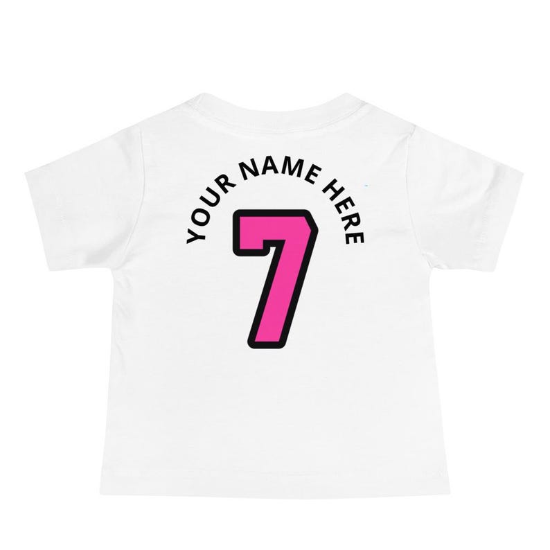 Custom Baby Shirt, Personalized Miami Basketball Baby Tee, BABYTOKOUNMPO Shirt, Vice Basketball Baby Gift