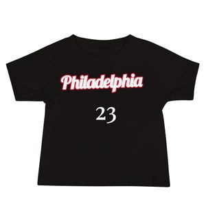 Custom Baby Shirt, Personalized Philadelphia Basketball Baby Tee, LeBABY Shirt, Philly Basketball Baby Gift