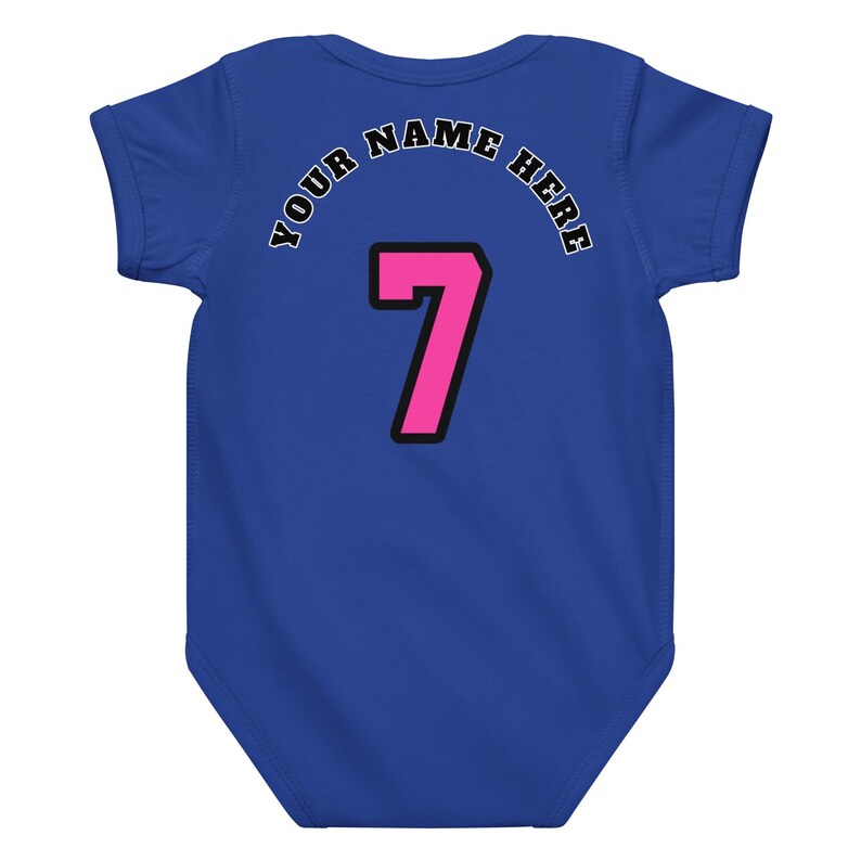 Custom Miami Baby Onesie, Personalized Baby Outfit, Vice Baby Bodysuit, Custom Name Baby Jersey, Basketball Baby Gift