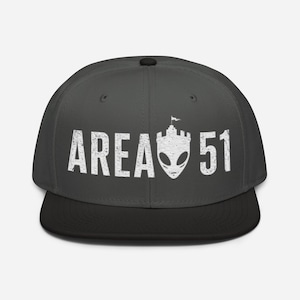 Spurs Snapback Hat Area 51, San Antonio Hat, NBA Cap, Alien Hat, Basketball Snapback, Spurs Streetwear Hat