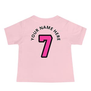 Custom Baby Shirt, Personalized Miami Basketball Baby Tee, BABYTOKOUNMPO Shirt, Vice Basketball Baby Gift