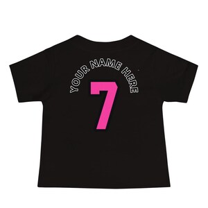 Custom Baby Shirt, Personalized Miami Basketball Baby Tee, BABYTOKOUNMPO Shirt, Vice Basketball Baby Gift