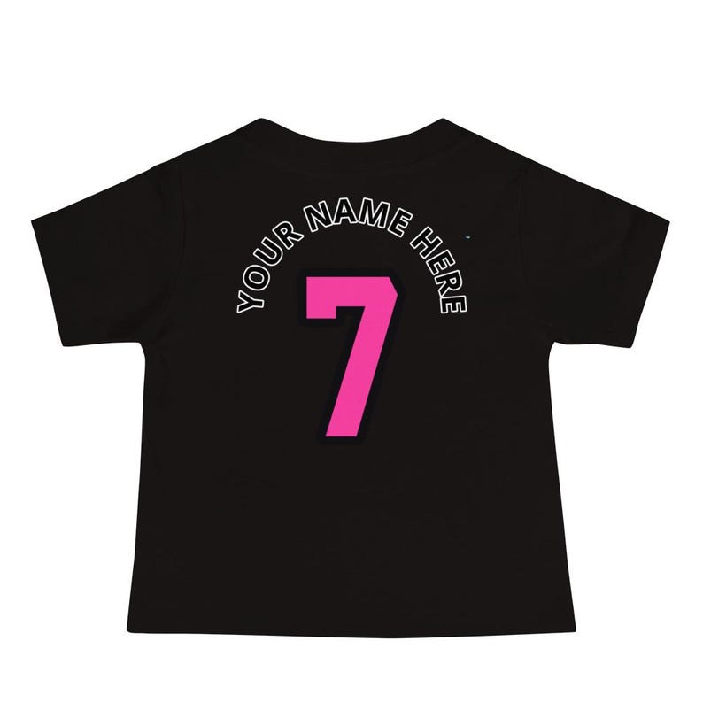 Custom Baby Shirt, Personalized Miami Basketball Baby Tee, BABYTOKOUNMPO Shirt, Vice Basketball Baby Gift