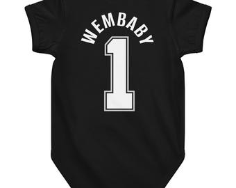 San Antonio Fiesta Stripe Jersey Bodysuit, Wembaby Basketball Infant Outfit