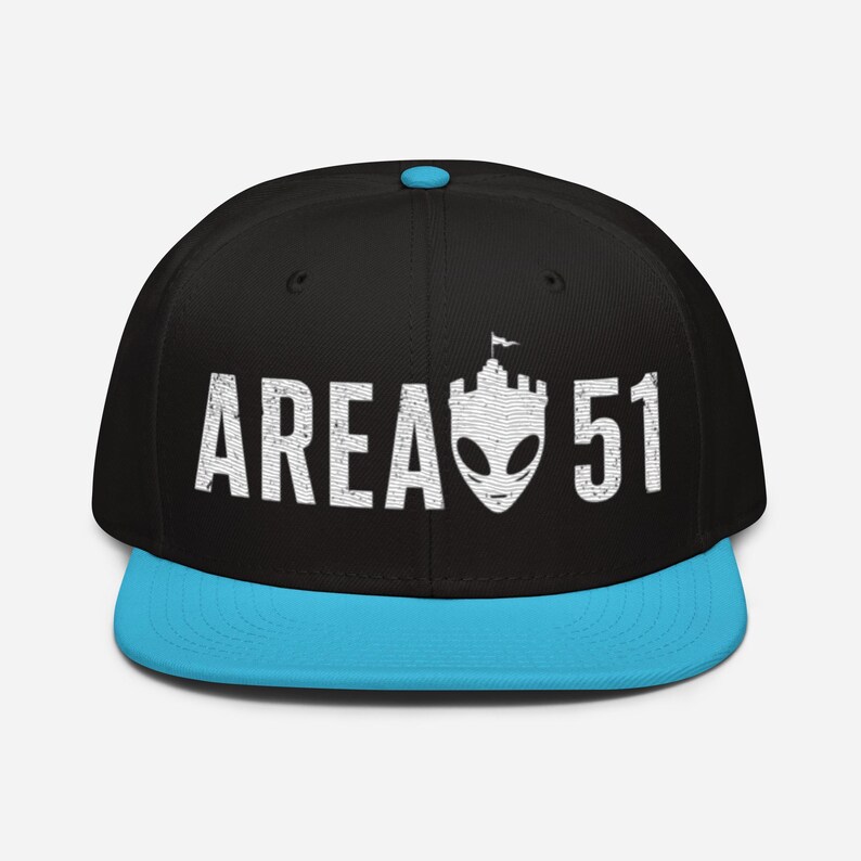 Spurs Snapback Hat Area 51, San Antonio Hat, NBA Cap, Alien Hat, Basketball Snapback, Spurs Streetwear Hat