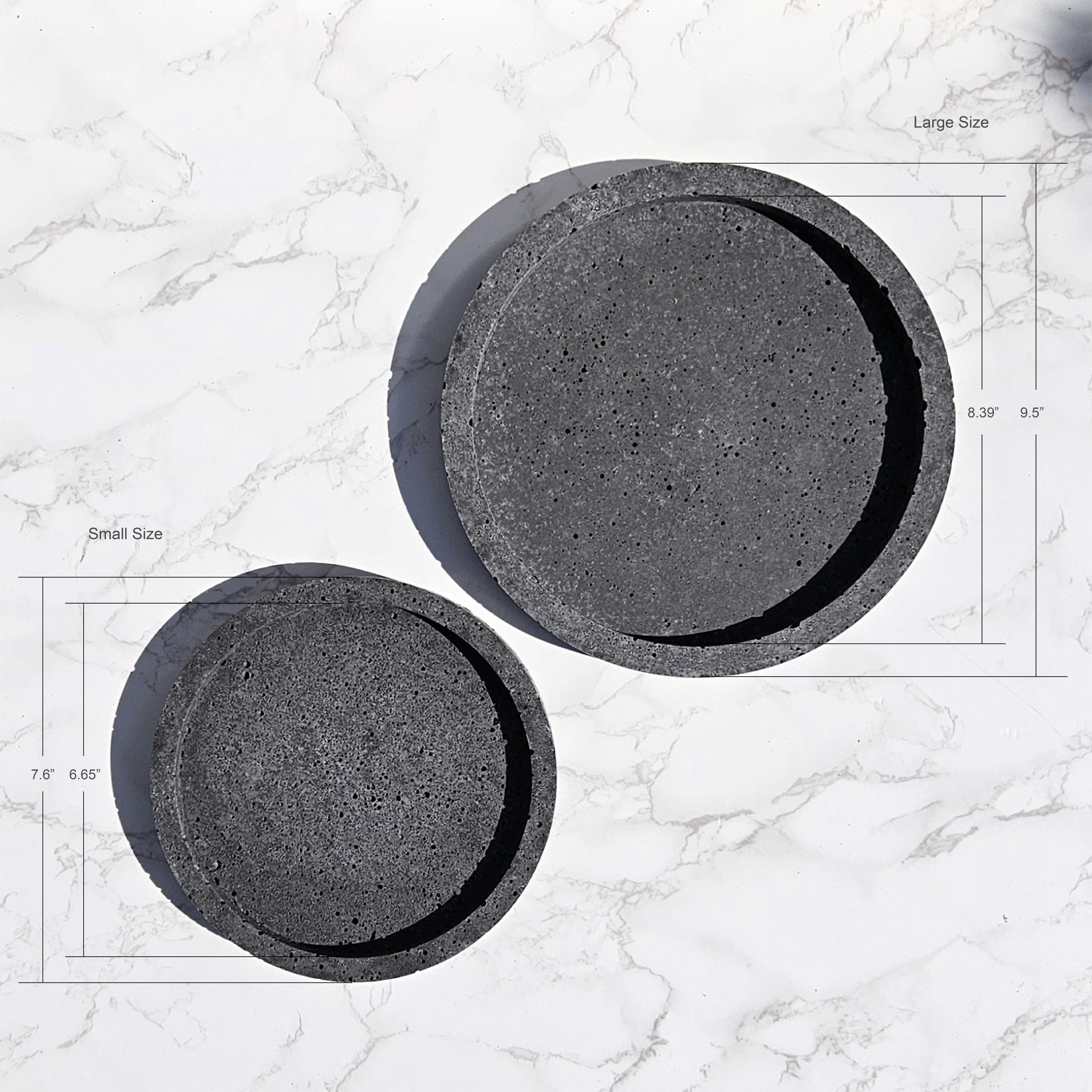 Volcanic Stone Look Plant Riser, Reversible Foamed Ceramic Display ...