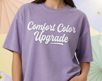 Mejora de colores Comfort: este no es el precio de la camiseta, debe agregarse con el listado personalizado de la camiseta.
