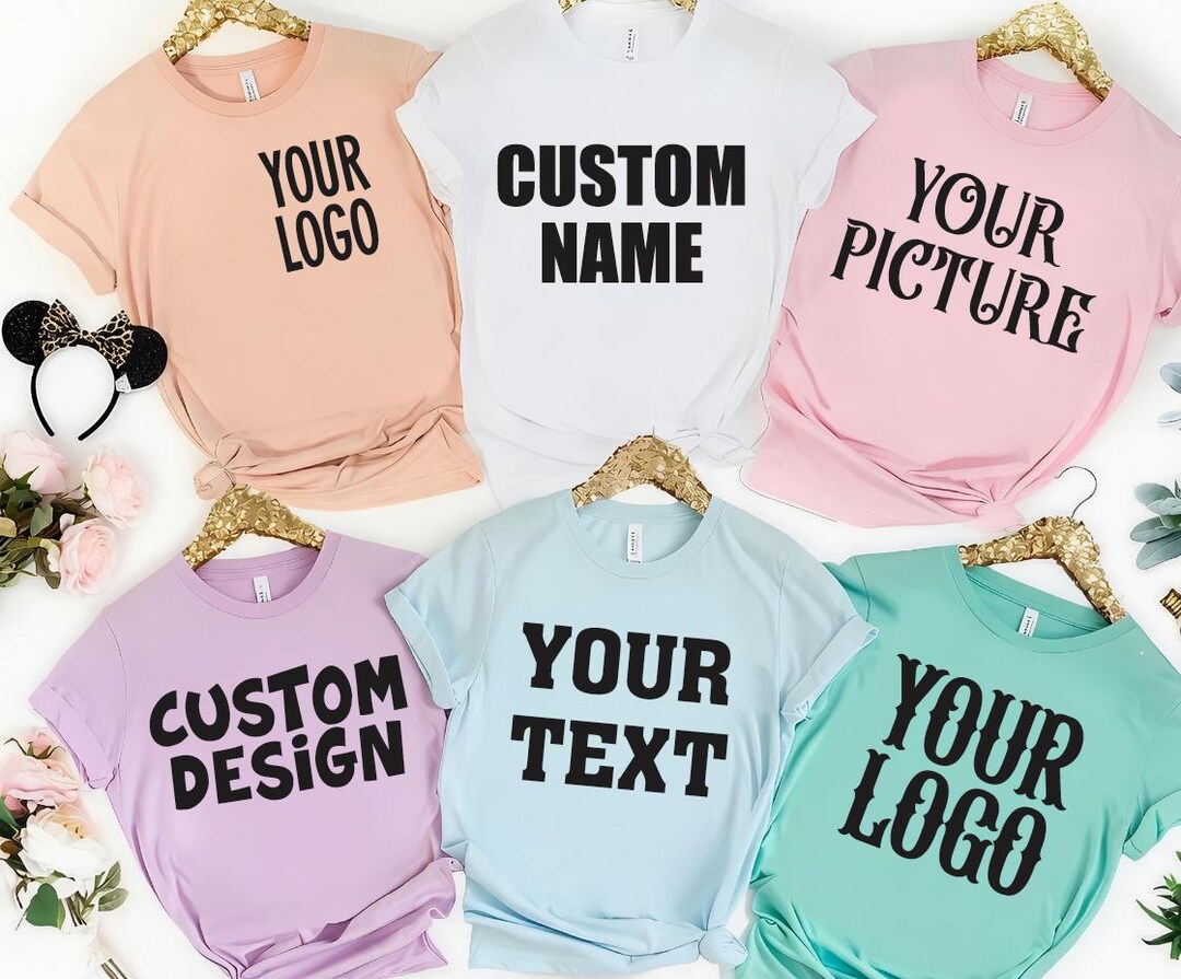 Add Your Design, Personalized T-shirt, Custom T-shirts, Custom Logo ...