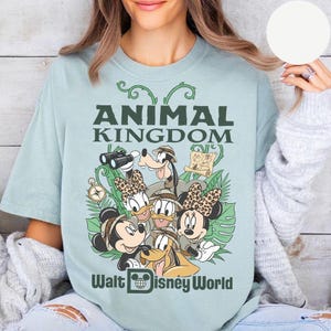Retro Walt Disney World Animal Kingdom Shirt, Safari Mickey and Friends Tee, Vintage Disney Park Adventure Graphic, Wildlife Expedition Tee image 6