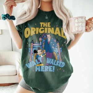 Disney Walt and Mickey Partner The Original T-Shirt, Disneyland Family Matching Shirt, fan Walter Elias Disney Shirt, WDW Vacation Trip Tee image 5