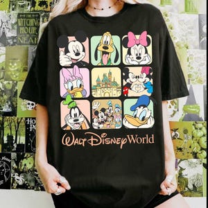 Retro Walt Disneyworld Shirt, Vintage Disney Micky und Freunde Shirt, Disney Familienurlaub Shirt, Disney Reise 2026 Shirt,Micky Maus Tee Bild 3