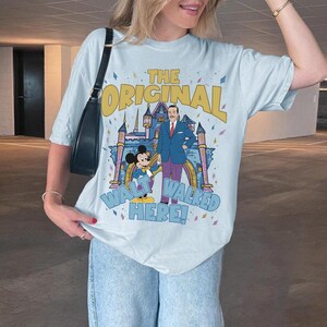 Disney Walt and Mickey Partner The Original T-Shirt, Disneyland Family Matching Shirt, fan Walter Elias Disney Shirt, WDW Vacation Trip Tee image 6
